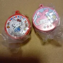 サンリオキャラクターズ　クッキー缶チャーム　キティ　マイメロ　セット