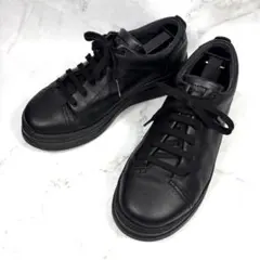 美品 adidas スタンスミス 黒 レザー 24cm US6 2023年製 - メルカリ