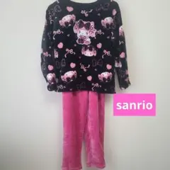 sanrio マイメロディ フリース もこもこ パジャマ上下セット
