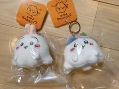 ちいかわパーク ミニマスコットキーリング おばけなうさぎ　ハチワレ ハロウィン