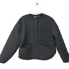 ZARA ザラ　アウター　ジャンパー　キルティングジャケット　ハート柄レディース