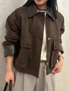 ショートテントシルエットハンティングジャケット　カラーMOC