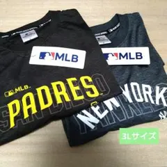 MLB パドレス ヤンキース メッシュ Tシャツ 3Lサイズ 2枚セット