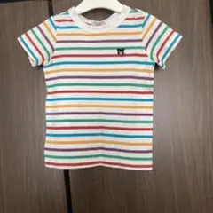 DOUBLE.B ミキハウス ストライプ Tシャツ 90