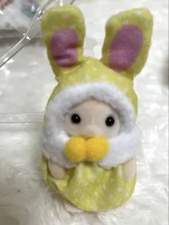 シルバニアファミリー くじ 赤ちゃんカラフルウサギ 黄