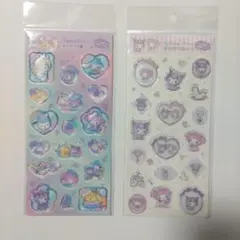 サンリオキャラクターズ＆マイメロディ♡クロミすりガラス風シール