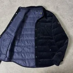 美品■ポロラルフローレン 【XL】現行 コーデュロイ ダウンジャケット ネイビー