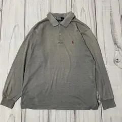 90s POLO by Ralph Lauren 長袖ポロシャツ フェード