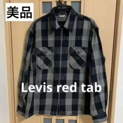 Levi's チェック柄 ジップアップシャツ Lサイズ 古着 vintage