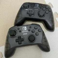Nintendo Switch プロコン2個セット　純正+HORI 動作品