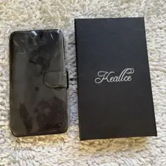 Heallce iPhone11用手帳型ケース ブラック