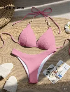 SHEIN Swim ピンク ビキニ セパレート水着　完売品