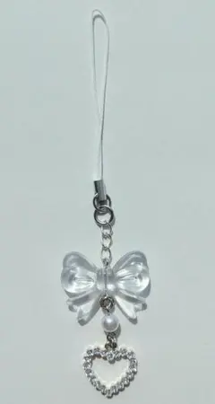 クリアリボンチャーム