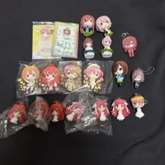 五等分の花嫁 キーホルダー ガチャガチャ 中野一花 二乃 三玖 四葉 五月