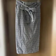 ジーユー　GU ユニクロ　UNIQLO タイトスカート　チェック柄