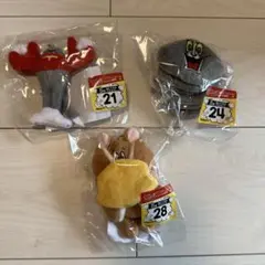 3点セット！トムとジェリー　1番くじ　B賞 ぬいぐるみマスコット
