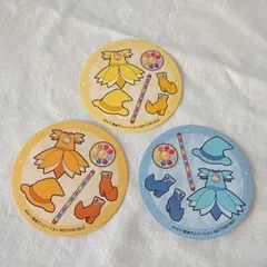 ☆おジャ魔女どれみ　アトレ　ステッカー　3枚セット☆