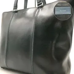 極美品】ポールスミス トート ナイロン マルチストライプ ブラック