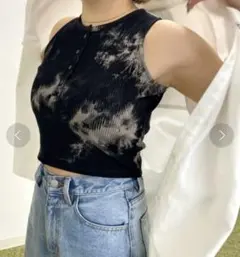 【WHO’S WHO gallery】ヘンリーネックタイダイタンク