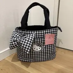 ハローキティ ギンガムチェック　バッグ