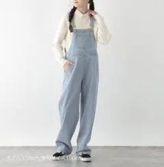 GLOBAL WORK デニムオーバーオール 150 ライトブルー