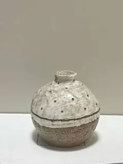 【値下げ】一輪挿し　花瓶　水玉　陶器