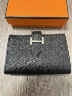 新品未使用HERMES エルメス べアン コンパクトタッチ クロコ 財布B刻印