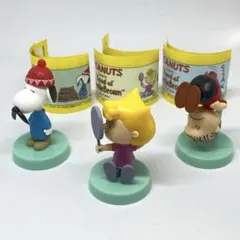チョコエッグ　ピーナッツ　スヌーピー　フィギュア　３体　まとめ売り　ミニブック付