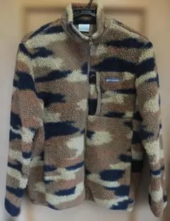Columbia 迷彩柄 フリースジャケット Lサイズ