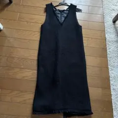 アイシービー ワンピース 黒 上品 パーティ 冬