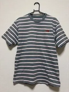 THE NORTH FACEストライプ 半袖 Tシャツ グレー