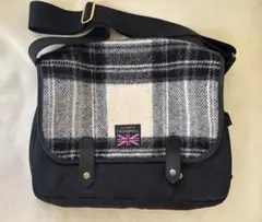 タケオキクチ　TWEEDMILL チェック柄ショルダーバッグ