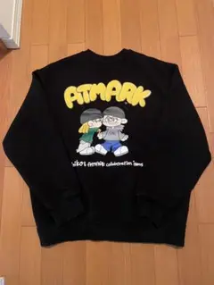 ATMARK×himikoコラボ　イラストグラフィック　　スウェットトレーナー