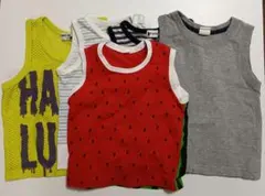 ベビー・キッズ　 タンクトップ ５枚セット 90cm