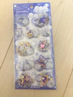 カミオジャパン スパンコール シール シマエナガ