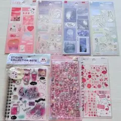 m*m様 シール6枚　シール帳1冊セット