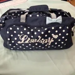 Lindsay 水玉模様 バッグ　修学旅行のサムネイル