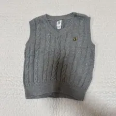 【1度のみ使用】baby GAP グレー セーター 12-18ヶ月