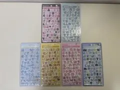 【正規品】ボンボンドロップシール サンリオ もじ　文字 6枚24時間以内匿名発送