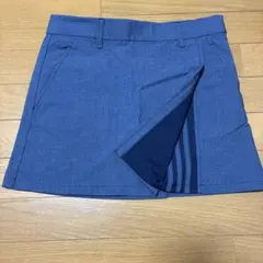 【adidas ★ S】 ゴルフスカート ブルー レディース