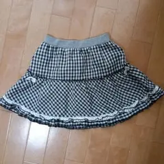 ギンガムチェック フリルスカート