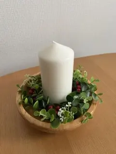 用途いっぱい　木製菓子鉢