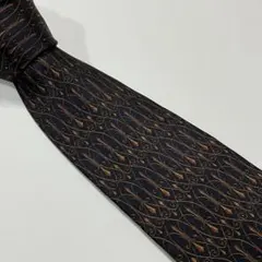 【ネクタイ　アート　パターン柄　シルク　古着】