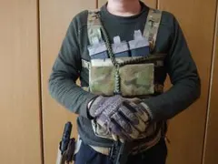 (アーミーグリーン)スリングフルセット[プレキャリやチェストリグ用]