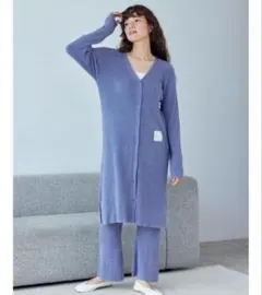 GELATO PIQUE ホットスムーズィーリブロングカーディガン