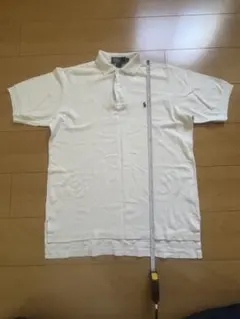 ホワイト ポロシャツ Sサイズポロラルフローレン