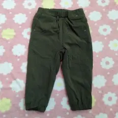 ユニクロ ウォームイージーパンツ カーキ 80 秋冬