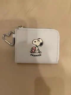 PEANUTS スヌーピー コインケース ハートカラビナ付き