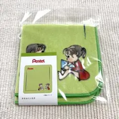 ぺんてる タオルハンカチ ミニタオル ぺんてるくれよん