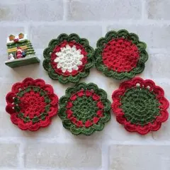 【ハンドメイド】コースター5枚セット♪